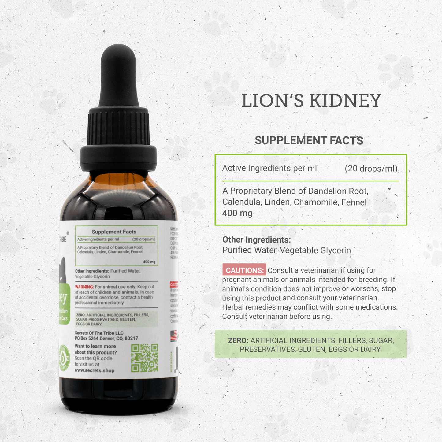 Lion's Kidney | Healthy Kidney Function Support in Cats