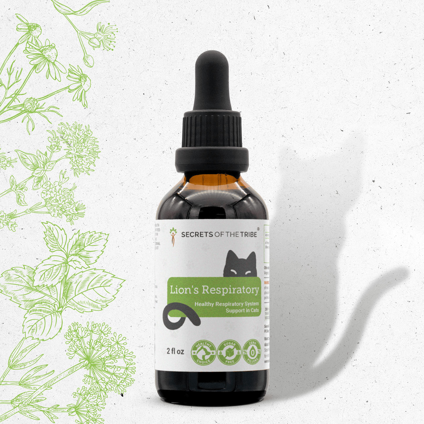 Lion's Respiratory | Healthy Respiratory System Support in Cats