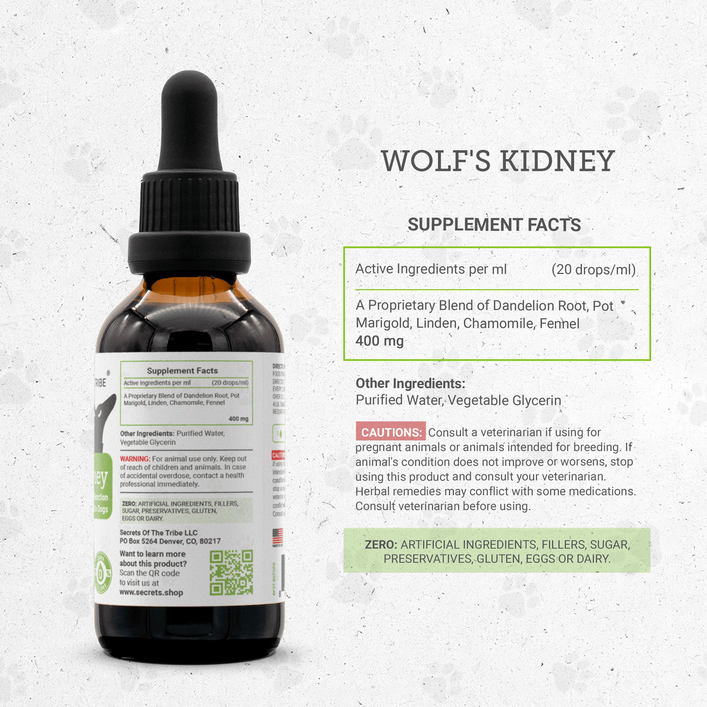 Wolf's Kidney | Healthy Kidney Function Support in Dogs