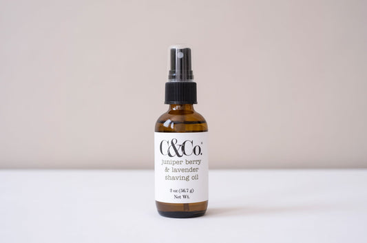 Juniper Berry + Lavender Shaving Oil