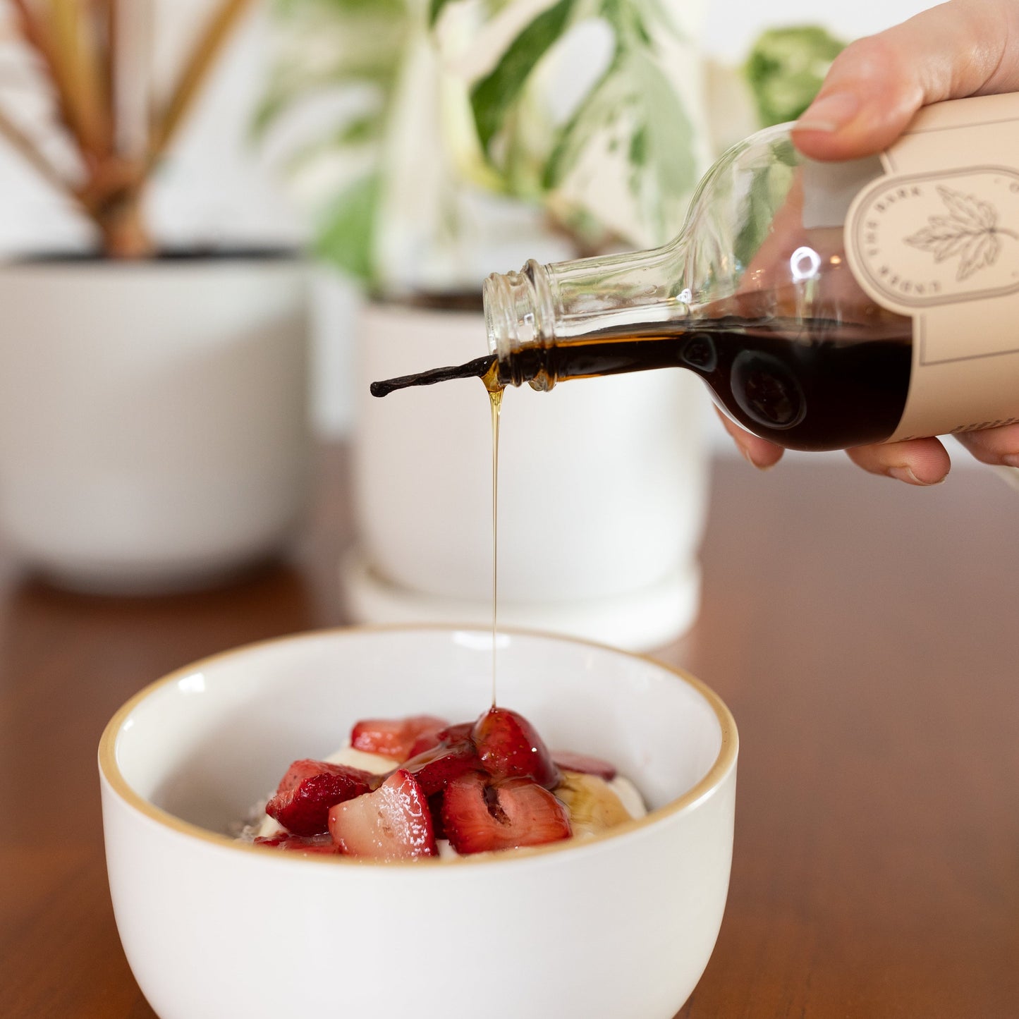 Vanilla Bean Infused Maple Syrup