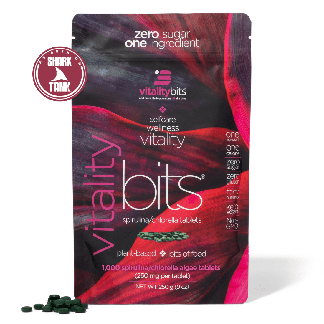 VITALITYbits® Spirulina+ Chlorella | Large Bag