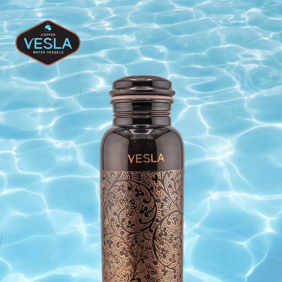 Black Clover Etch Copper Water Bottle