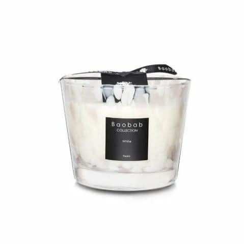 Baobab Collection | White Pearls Candle