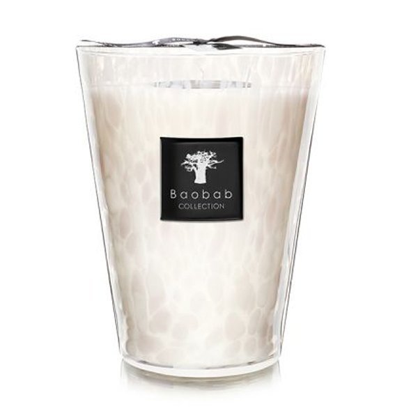 Baobab Collection | White Pearls Candle
