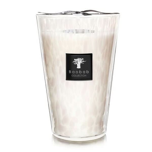 Baobab Collection | White Pearls Candle