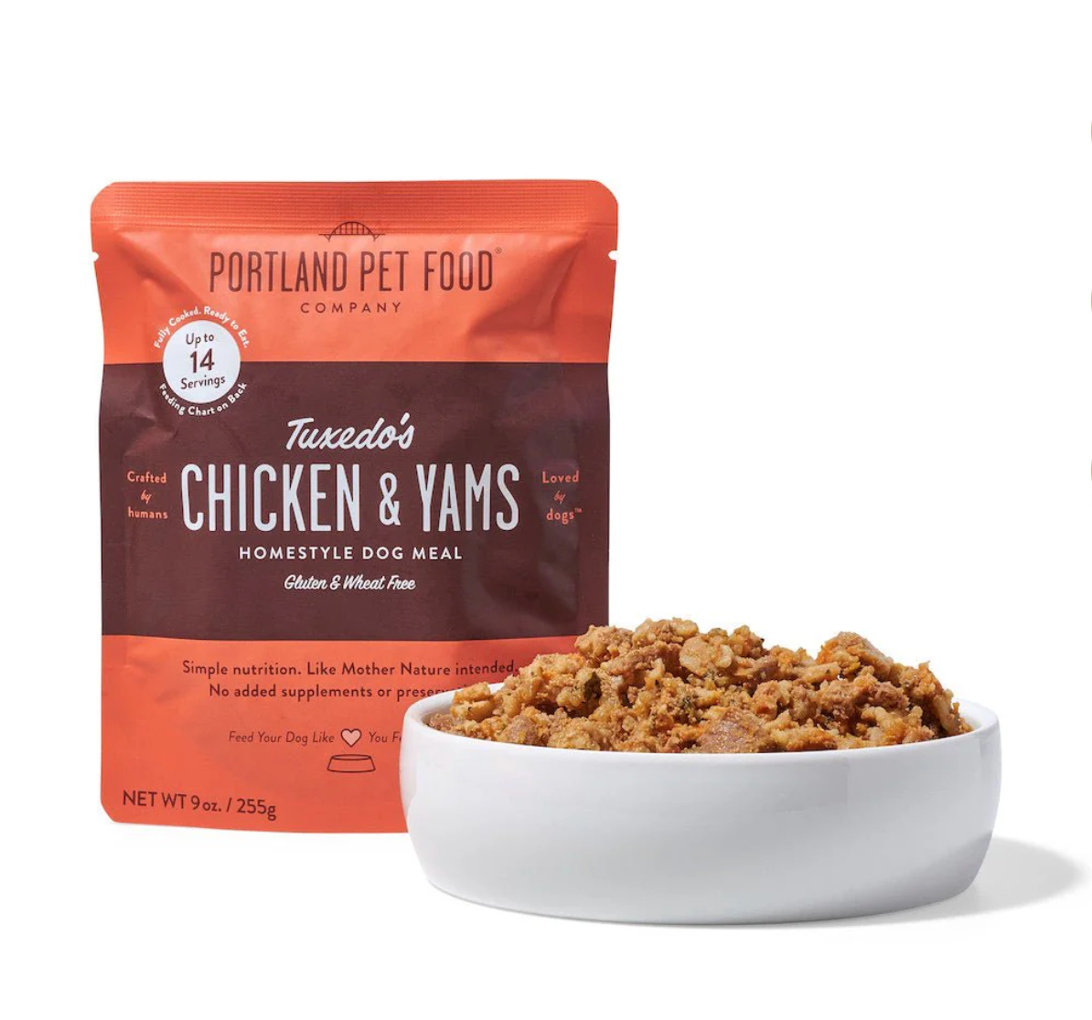 Portland Pet Food Company | Homestyle Chicken Yams Dog Meal